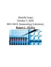 quantitative elisa lab report